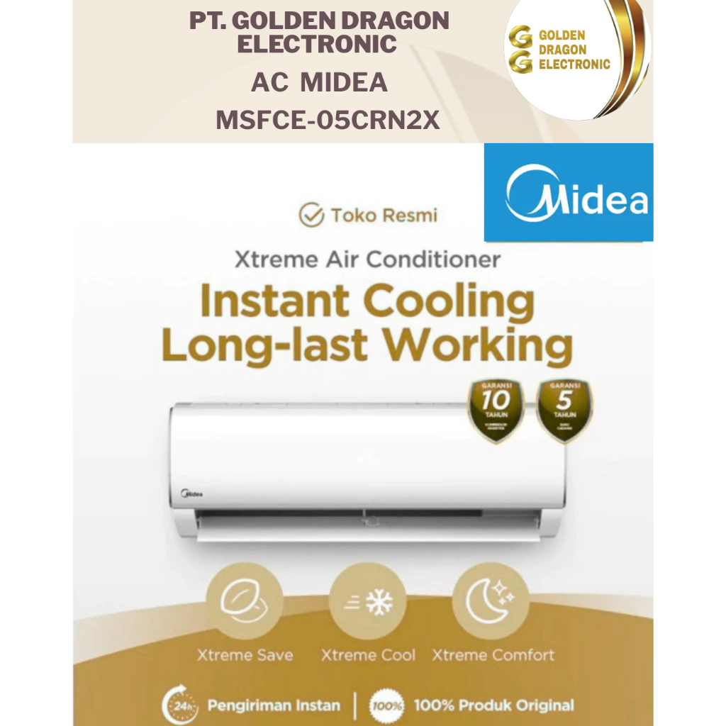 AC MIDEA MSFCE-05CRN2X (1/2 PK)