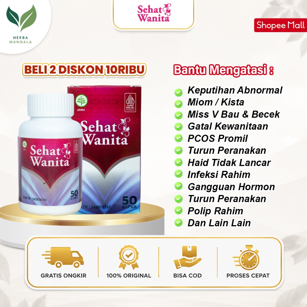 SEHAT WANITA Obat Rahim Kering Penyubur Rahim Radang Rahim Rahim Turun Rahim Bengkak Rahim Lemah