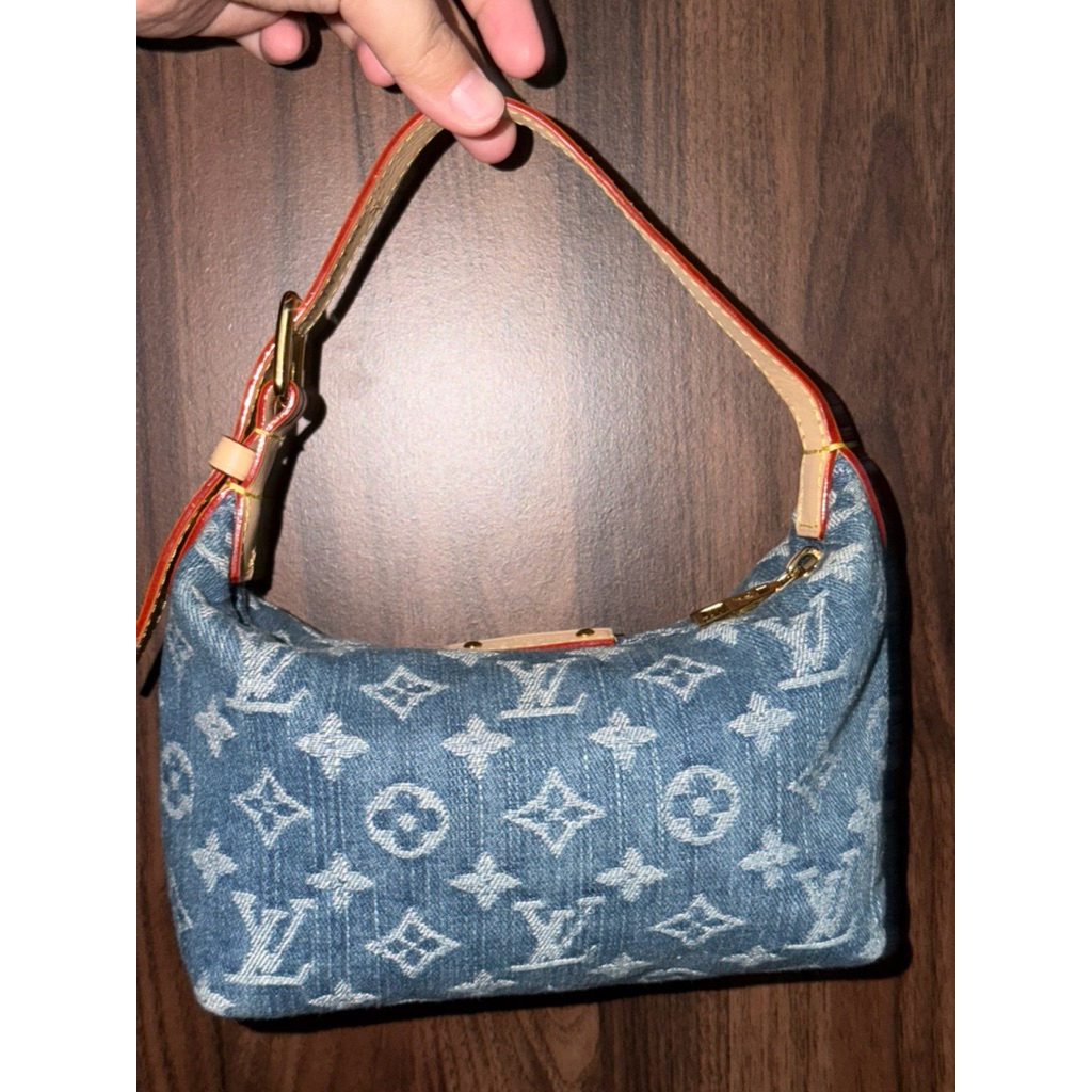 LV Hills Pochette Monogram Denim
