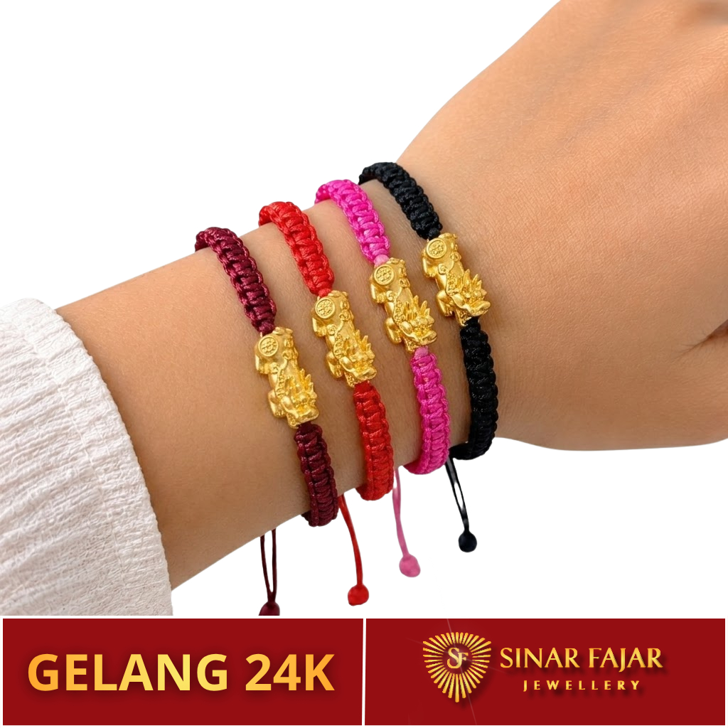 Gelang Tali Pixiu Naga 999 - Sinar Fajar Jewellery