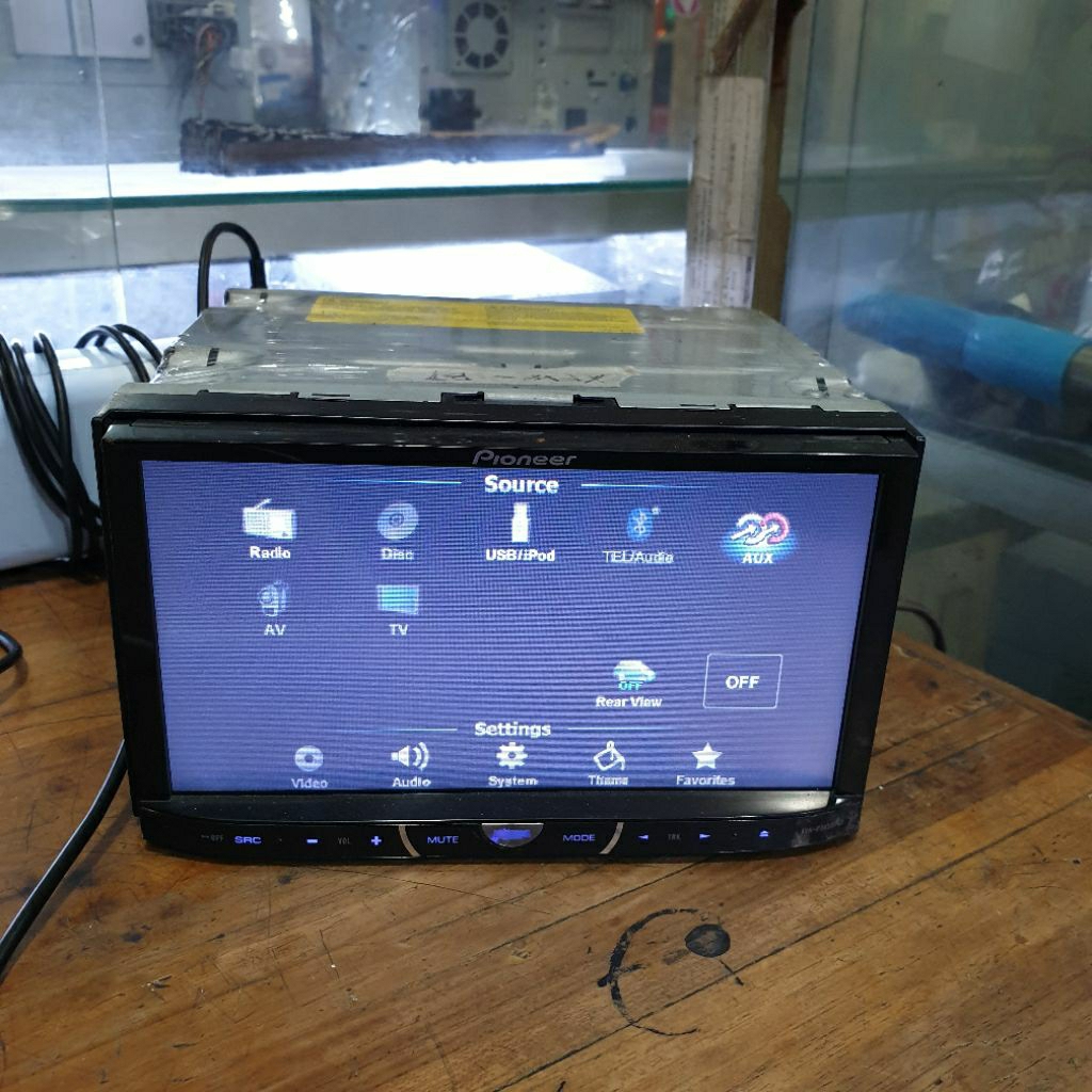 Head Unit Pioneer AVH-P3450DVD Tambah Bluetooth Mode Aux Suara Jernih