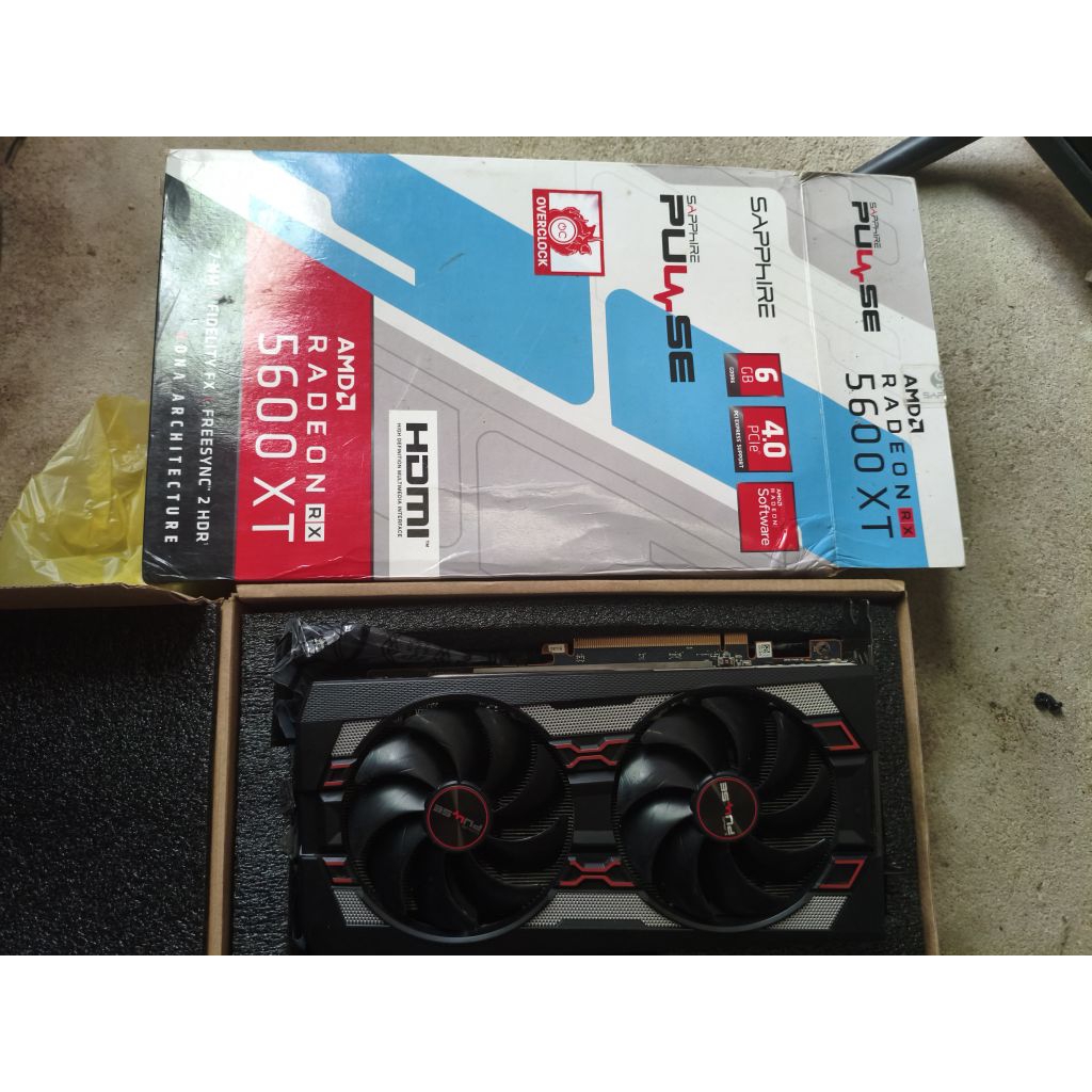Sapphire pulse Rx5600xt 6gb Oc edition