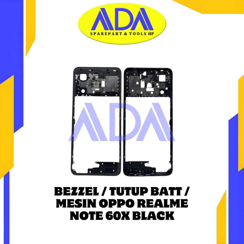 TUTUP BATERAI OPPO REALME NOTE 60X / TUTUP MESIN / BATRE