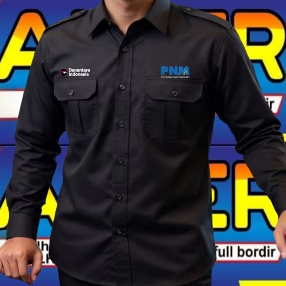 Danantara PNM kemeja PNM danantara Kemeja PNM mekaar baju PNM mekaar seragam PNM mekaar Pdh PNM meka