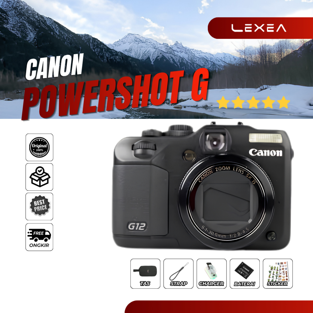 CANON POWERSHOT G12 G16 BLACK