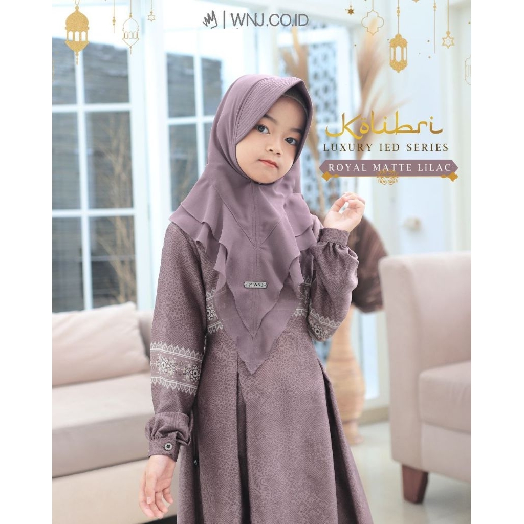 Khimar Kolibri - Khimar Kolibri anak - By Wnj//