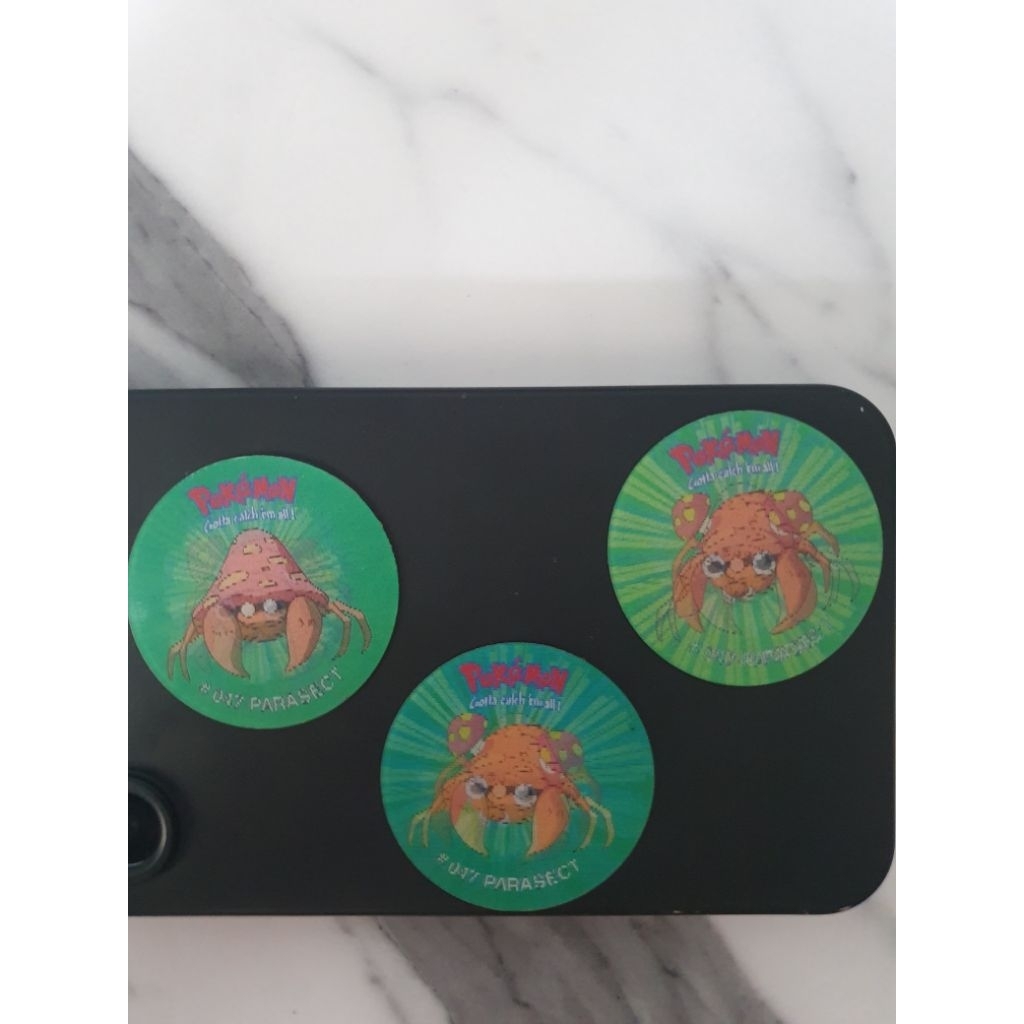Tazos 3D Pokemon Paras Parasect