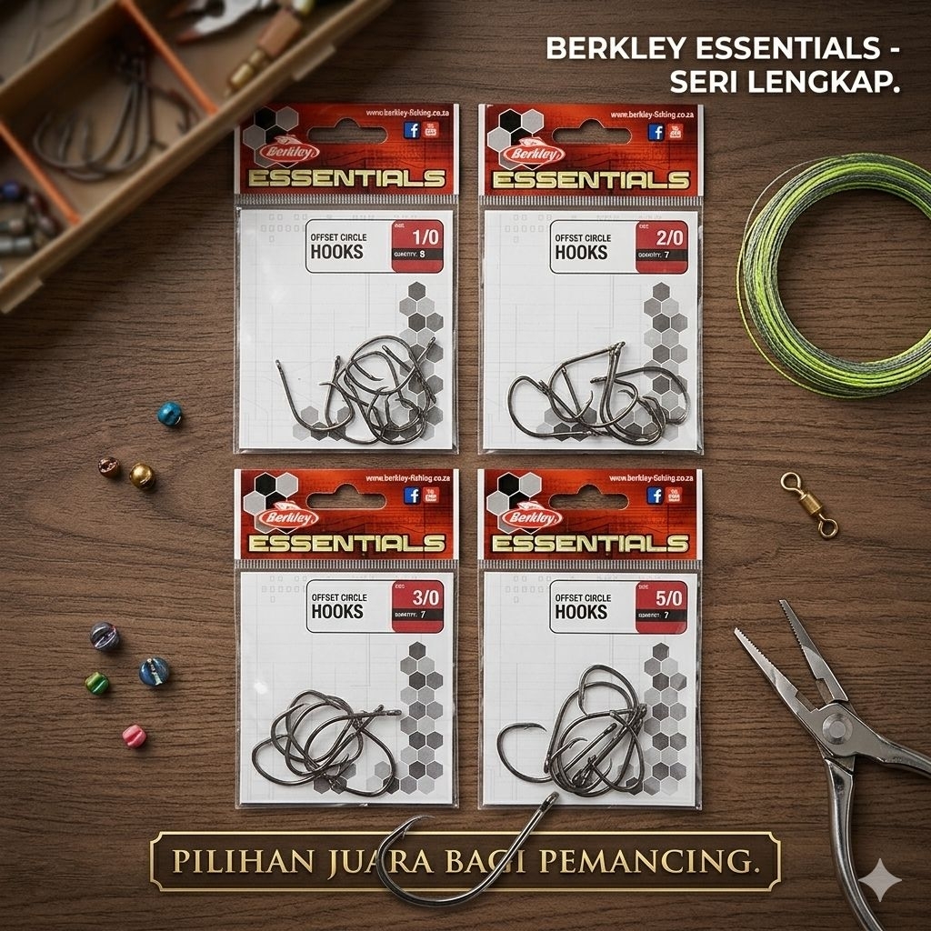 Pancing / Mata Kail Berkley Essentials Offset Circle Hooks