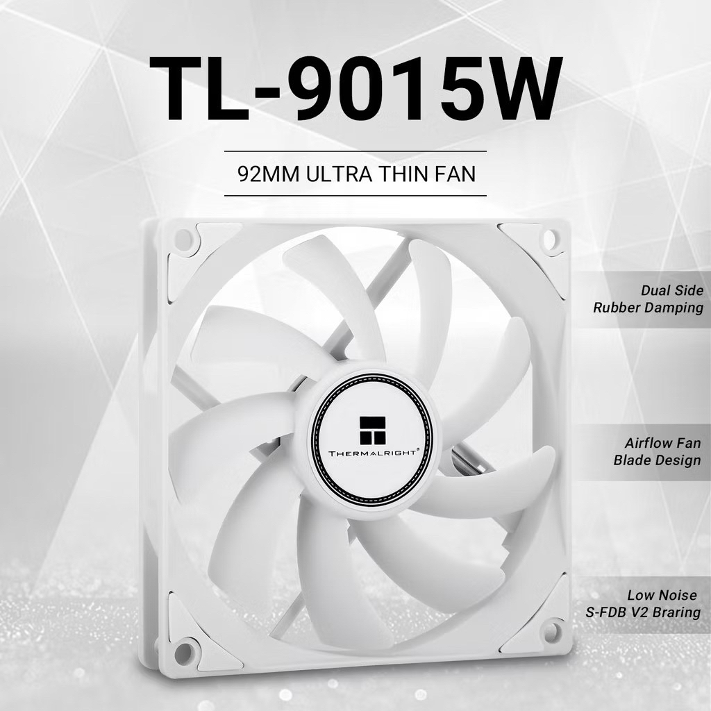 Thermalright 90mm Case TL-9015W Cooling Fan Slim