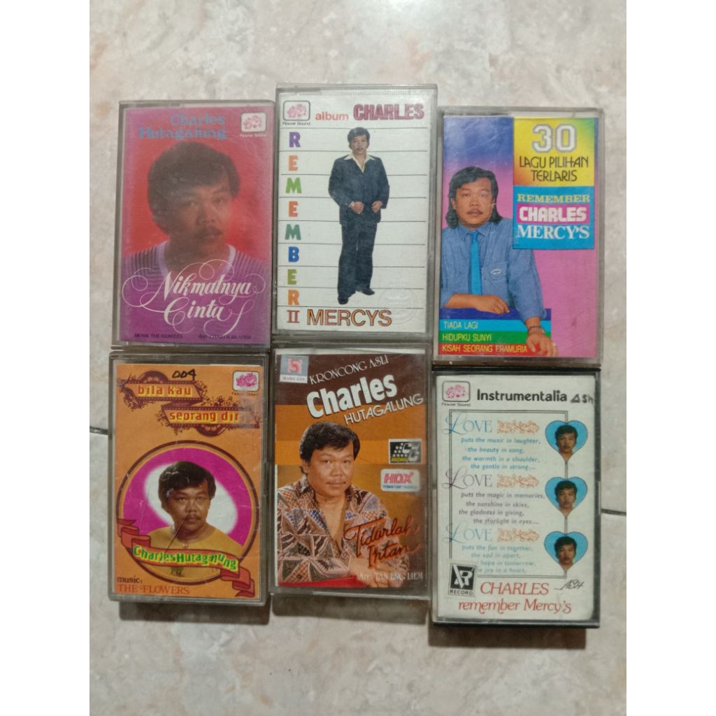 Kaset Pita Charles Hutagalung /Original _Edisi Sepaket