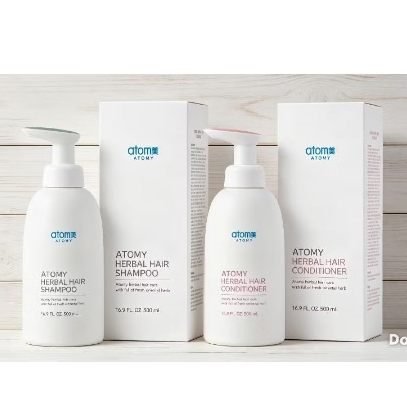 ATOMY HERBAL HAIR SHAMPOO & CONDITIONER
