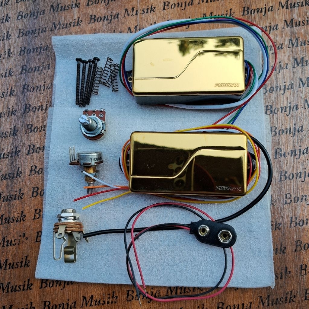 Pickup Fishman ACTIVE Fluence Modern Ceramic alnico Humbucker 6 String Fishman Gold