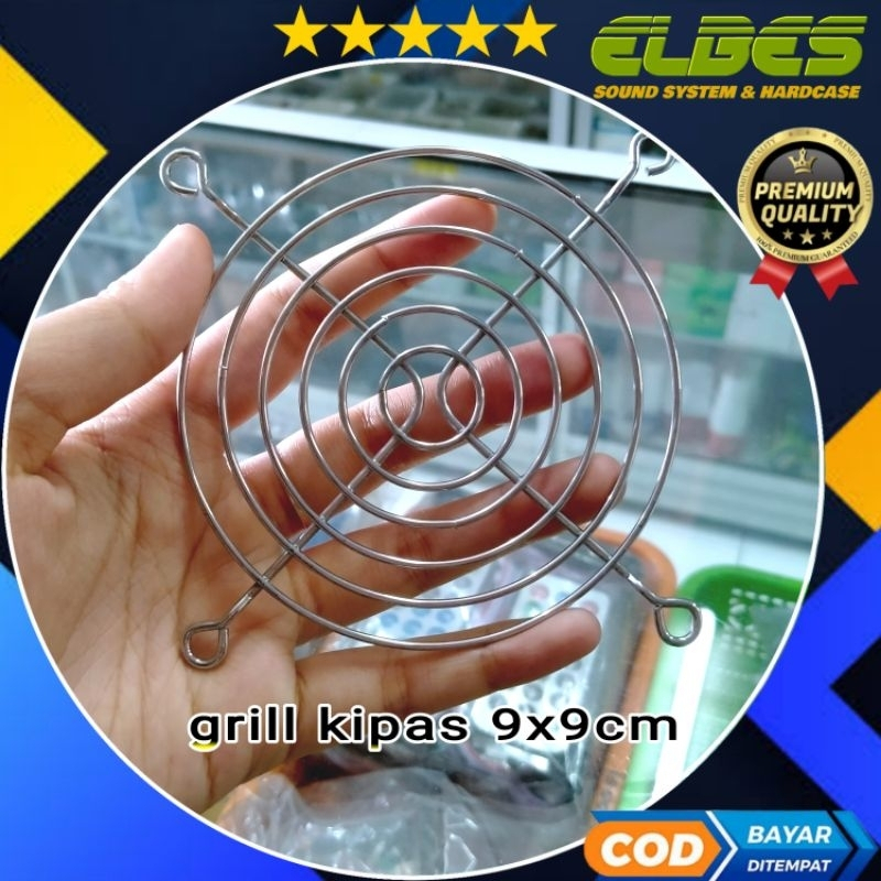 gril kipas 9x9 gril pengaman kipas power amplifier
