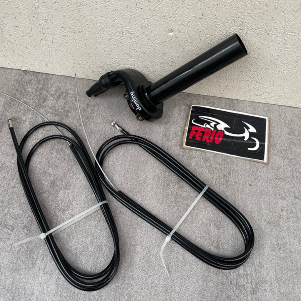 Gas Spontan DOMINO 2 kabel Import Gas spontan DOMINO Klx crf Matic mio vario beat satria fu Sonic