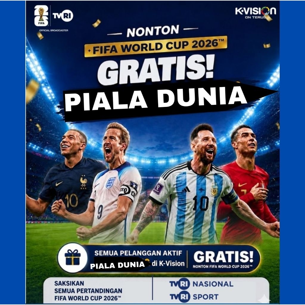 PAKET TV  PIALA DUNIA KVISION