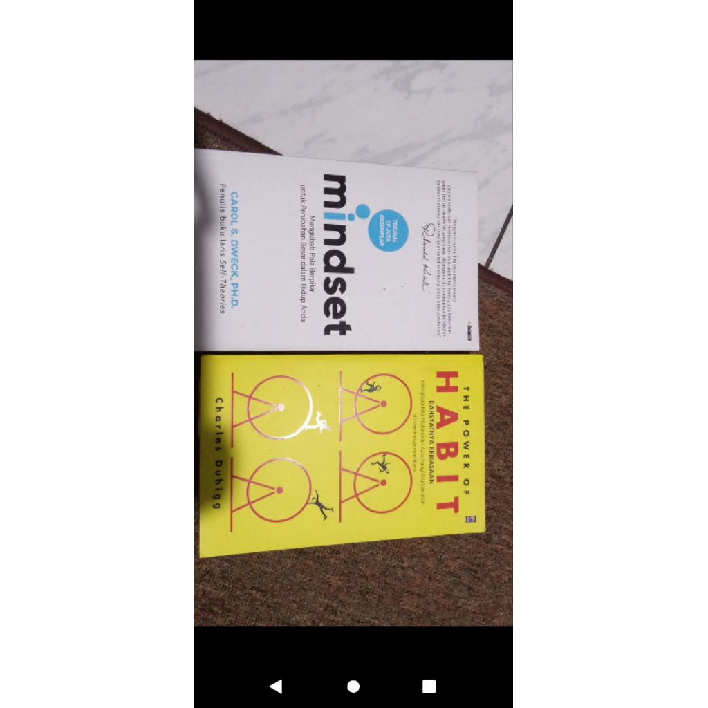 Preloved Buku Original The Power of Habit dan Mindset