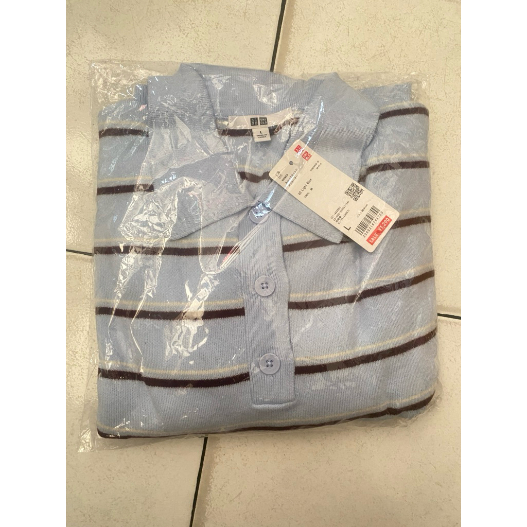polo sweater uniqlo strip
