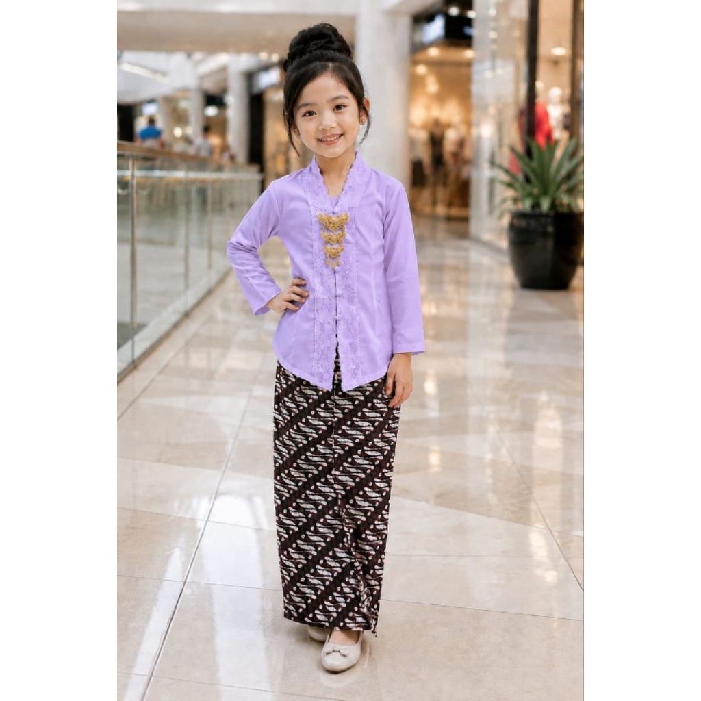 Kebaya anak katun/kebaya encim/kebaya anak polos/kebaya anak modern