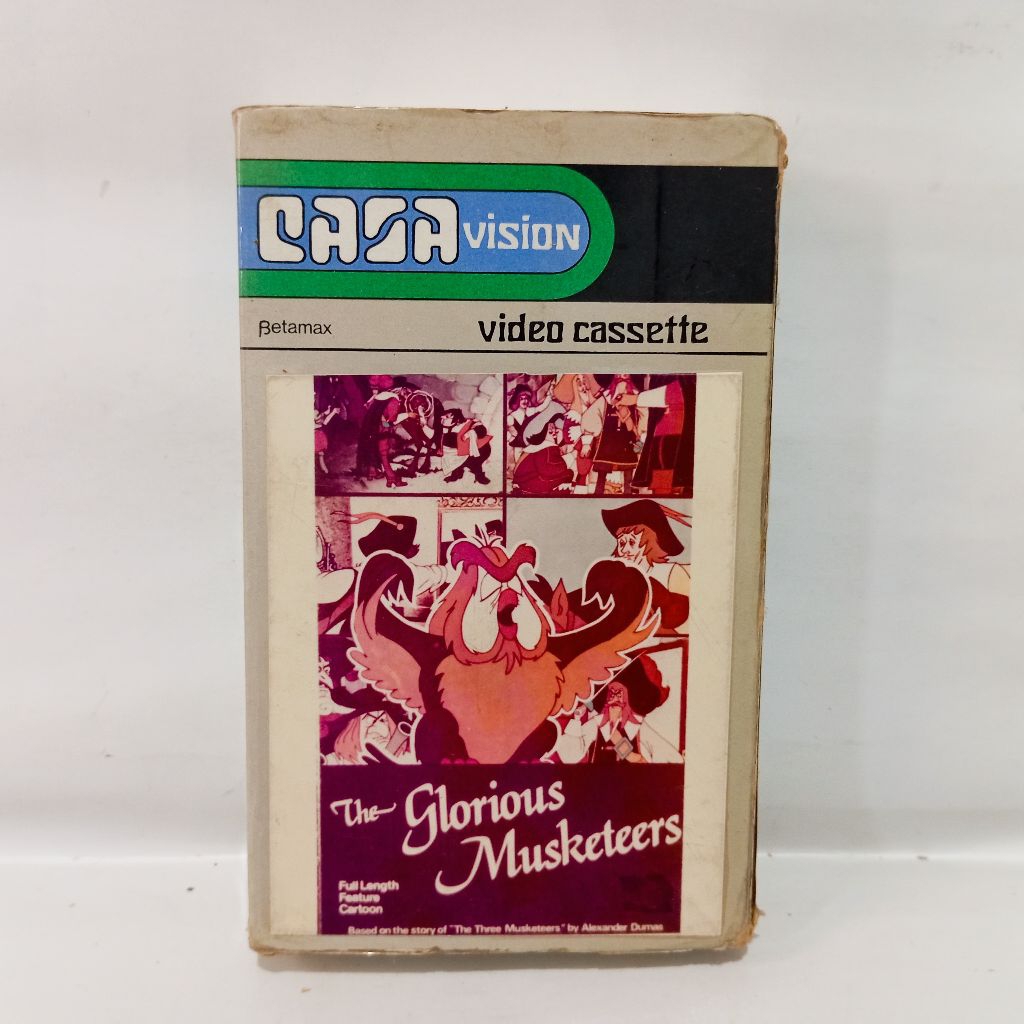 Kaset Betamax The Glorious Musketeers