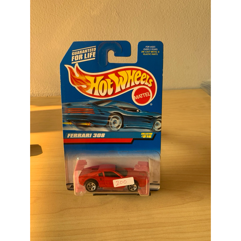 hot wheels mattel ferrari 308 merah