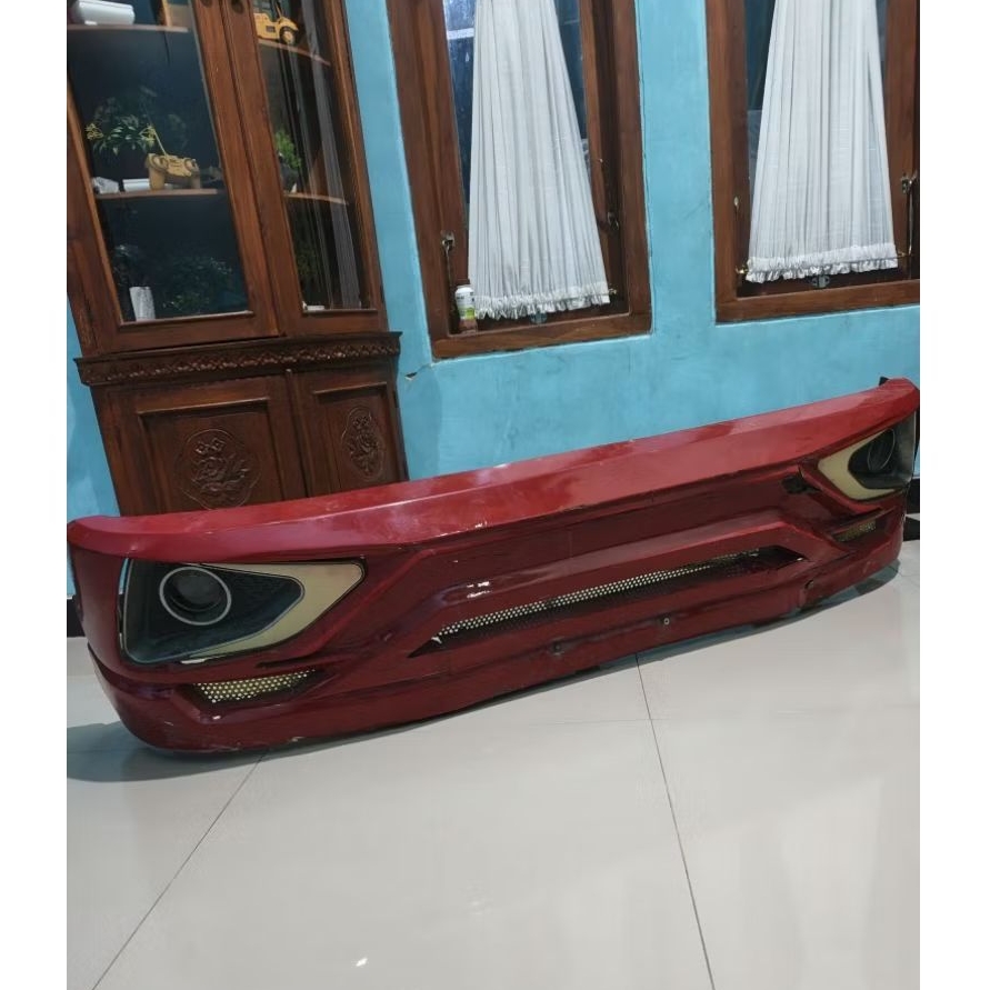 Bemper hidrolis bekas bahan plat tebal untuk truk