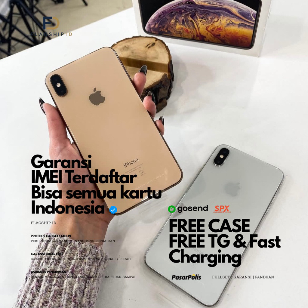 IP Xs Max - 64GB 256GB - Like New - JAMINAN ORI