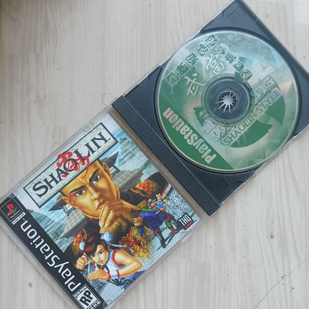 Kaset CD Games PlayStation PS1 Shaolin