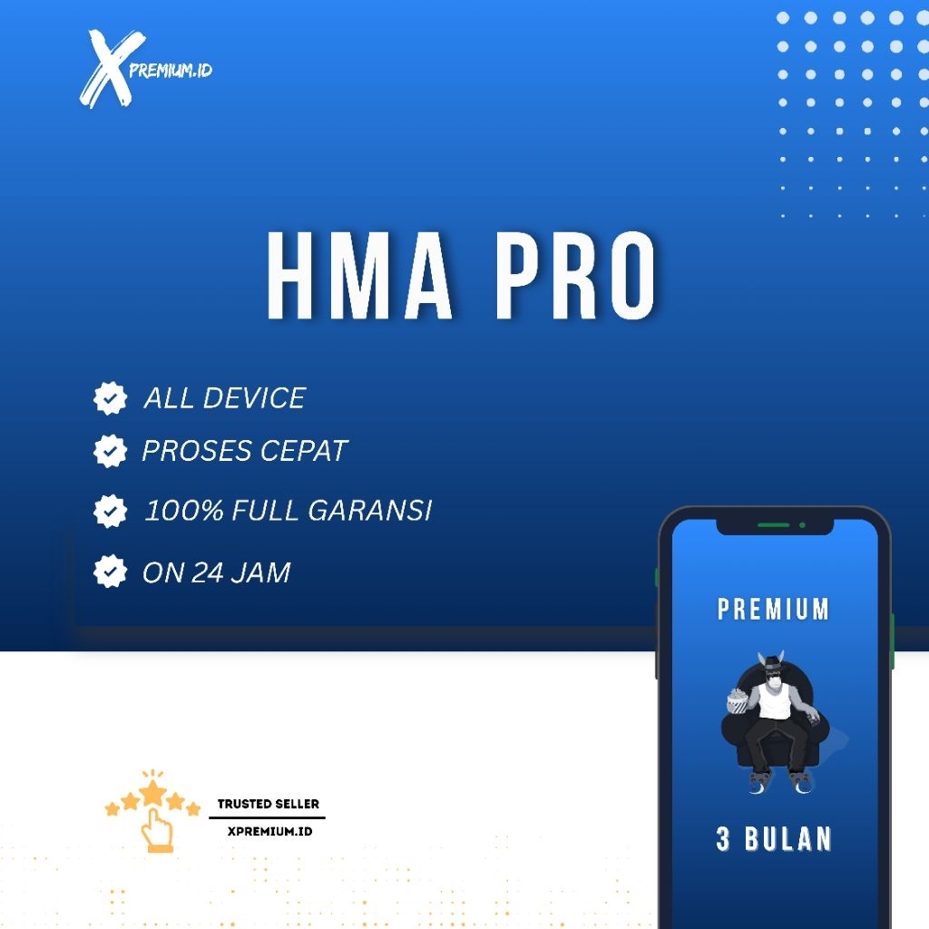 HMA PRO VPN PREMIUM PRIVATE FULL AKSES ALL DEVICE GARANSI PENUH