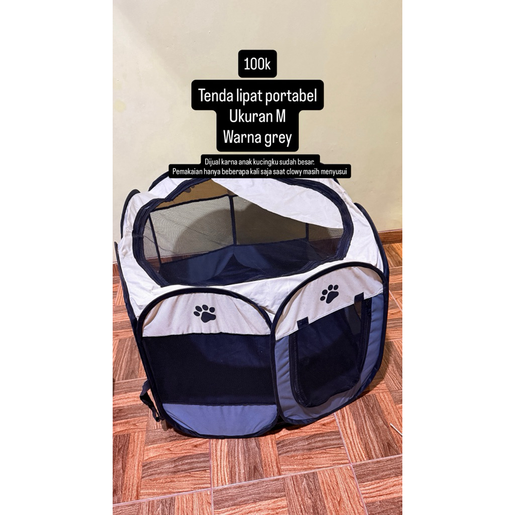 Tenda lipat portabel (preloved)