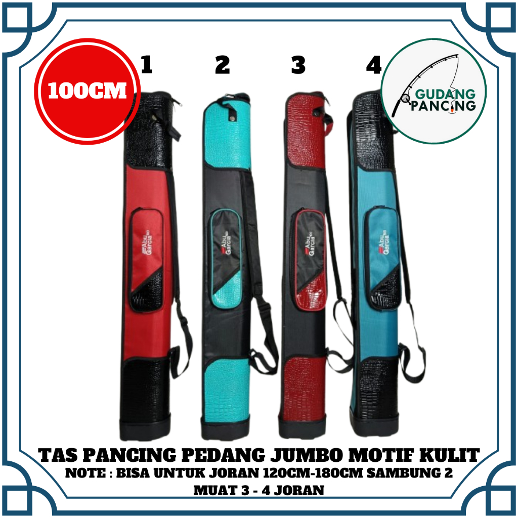 Tas Pancing Pedang Jumbo Motif Kulit 100CM