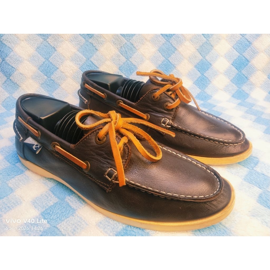 sepatu loafers frisko kulit size 40 insole 25,5 (second)