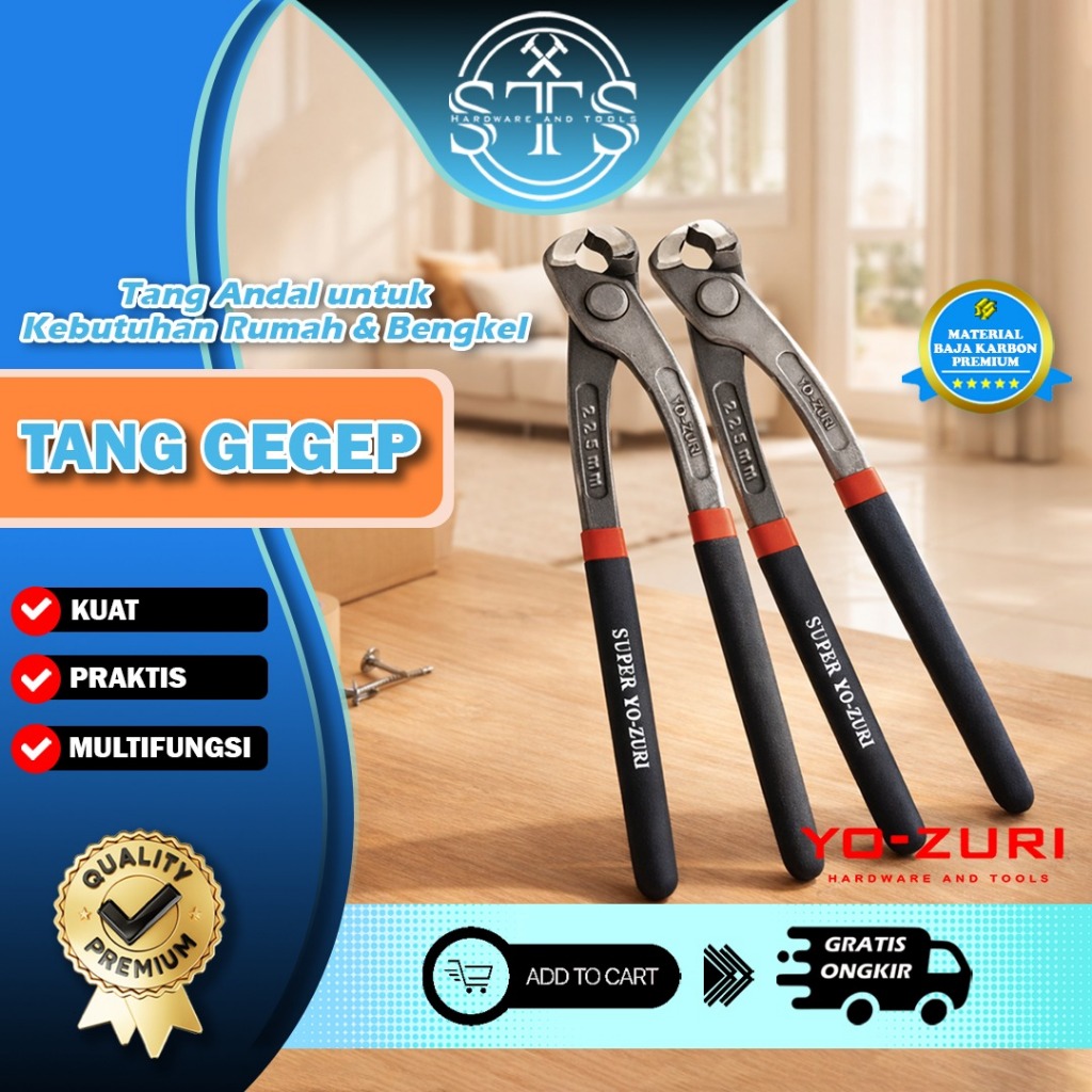 TANG / TANG GEGEP / TANG GEGEP KAKA TUA / TANG GEGEP YOZURI  9 INCH