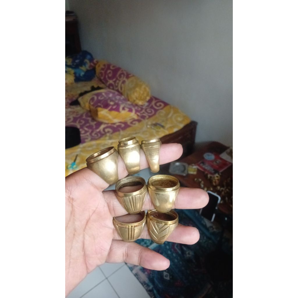 ring kuningan sari polosan
