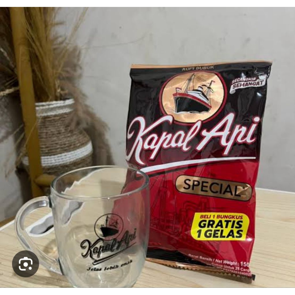 KAPAL API SPECIAL FREE GELAS 150GRAM