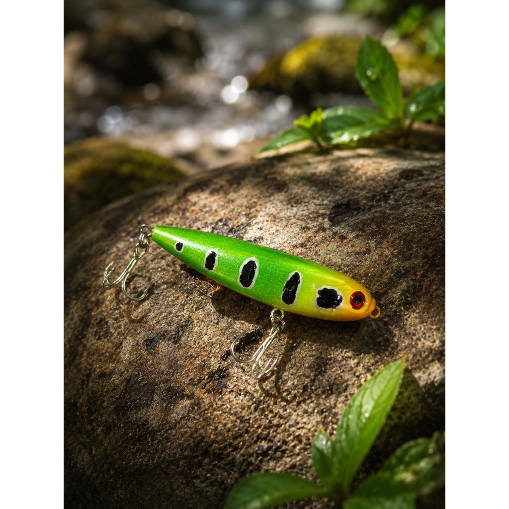 Wtd azul umpan Hampala Pbass top water 7 cm ultra light