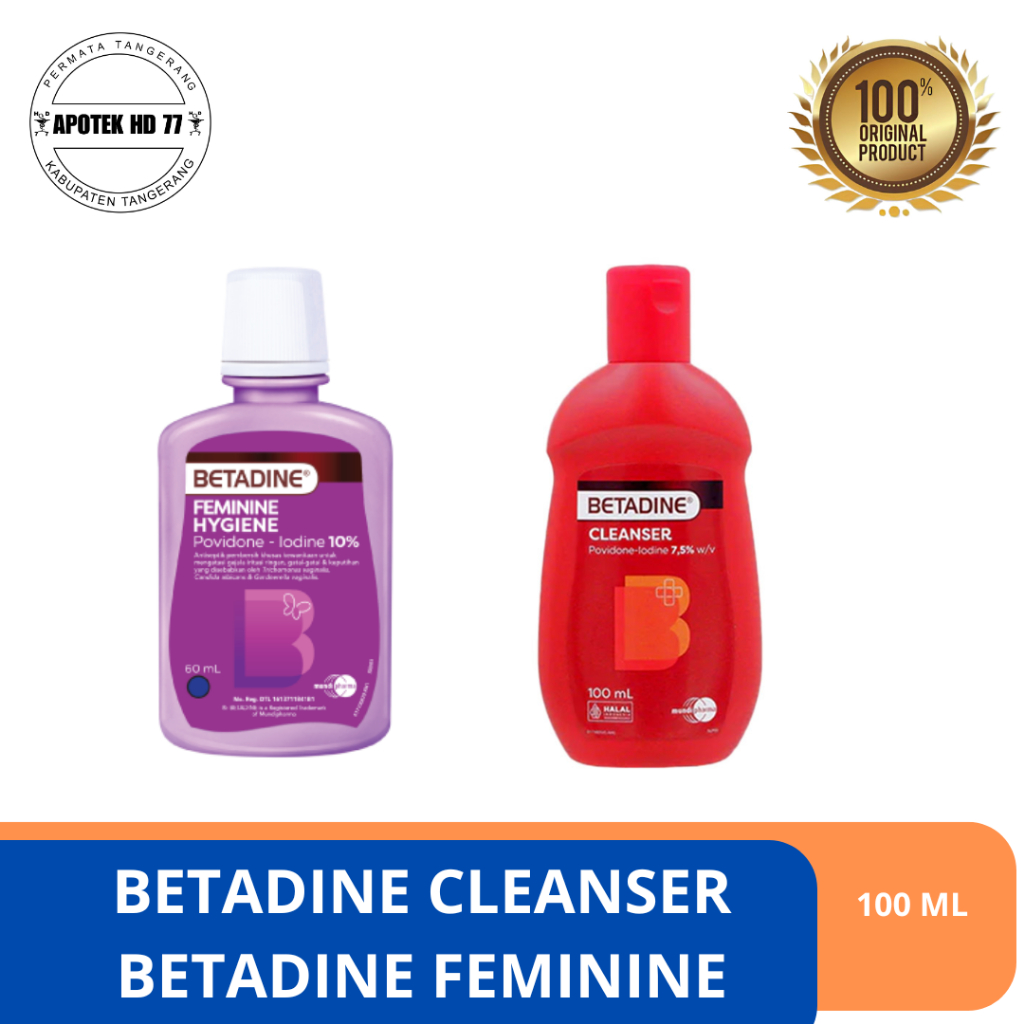BETADINE FEMININE 60ml & BETADINE CLEANSER 100ml