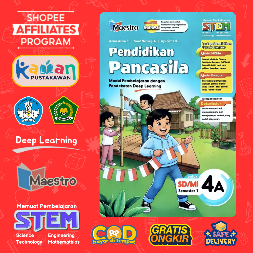 Maestro Pendidikan Pancasila Kelas 4 SD/MI Modul Ajar