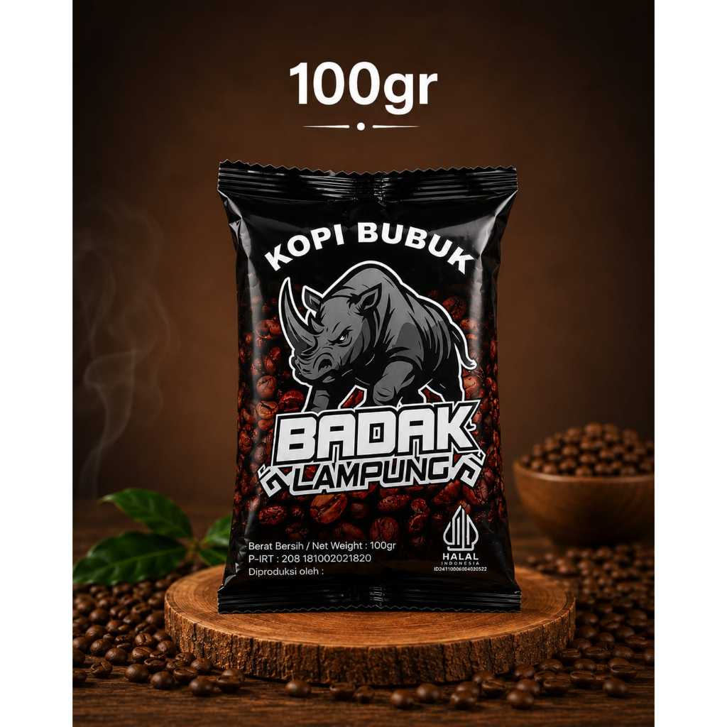 Tester Kopi Badak Lampung 100gr 1pcs
