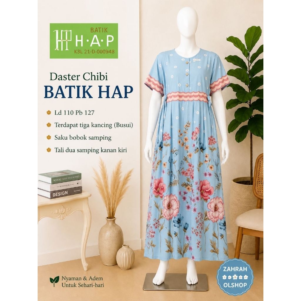Daster Cibi Batik HAP Solo Daster Rayon Premium Daster Premium