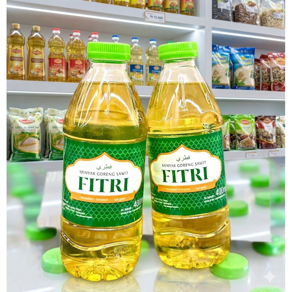 MINYAK FITRI BOTOL 400ml (1karton)/MINYAK GORENG FITRI/MINYAK FITRI BOTOL SEDANG/FITRI BOTOL MURAH