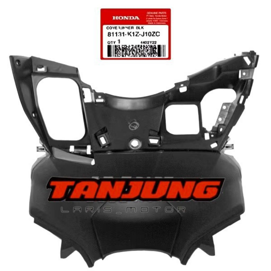81131-K1Z-J10ZC Cover inner Cover laci kunci atas PCX 160 K1Z 2021 2022 2023 2024 2025 awal ORIGINAL