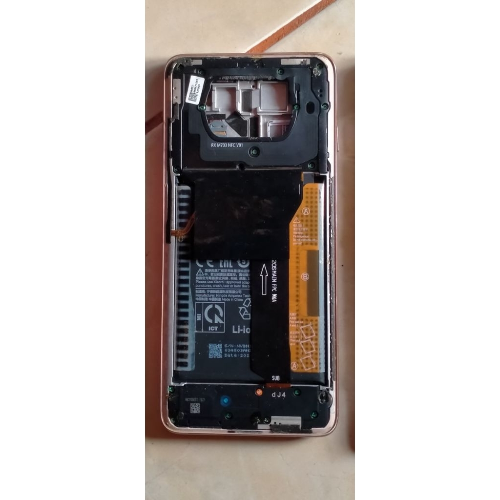 lcd ORI copotan Poco x3 pro + batre ori