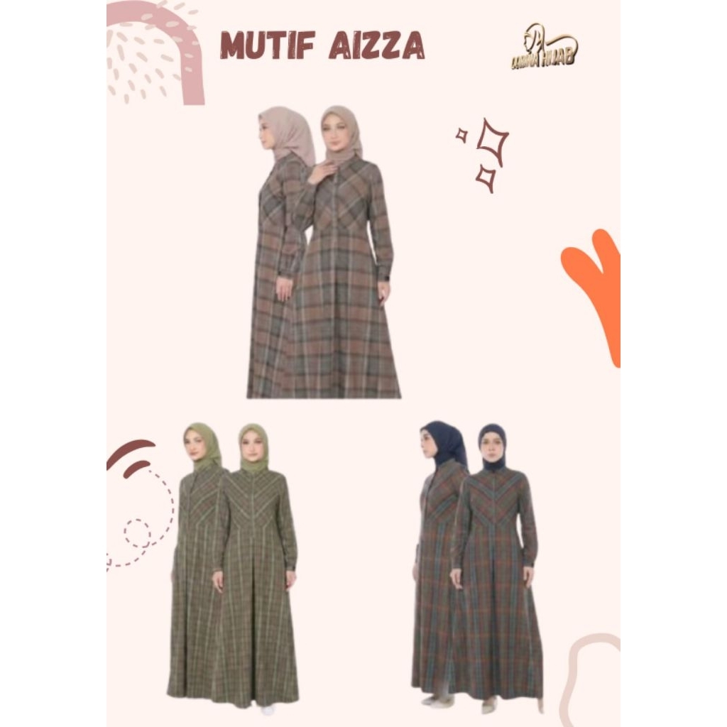 Mutif Aizza/ Mutif Terbaru 2026/ Gamis Mutif 2026/ Gamis Remaja/ Gamis Dewasa
