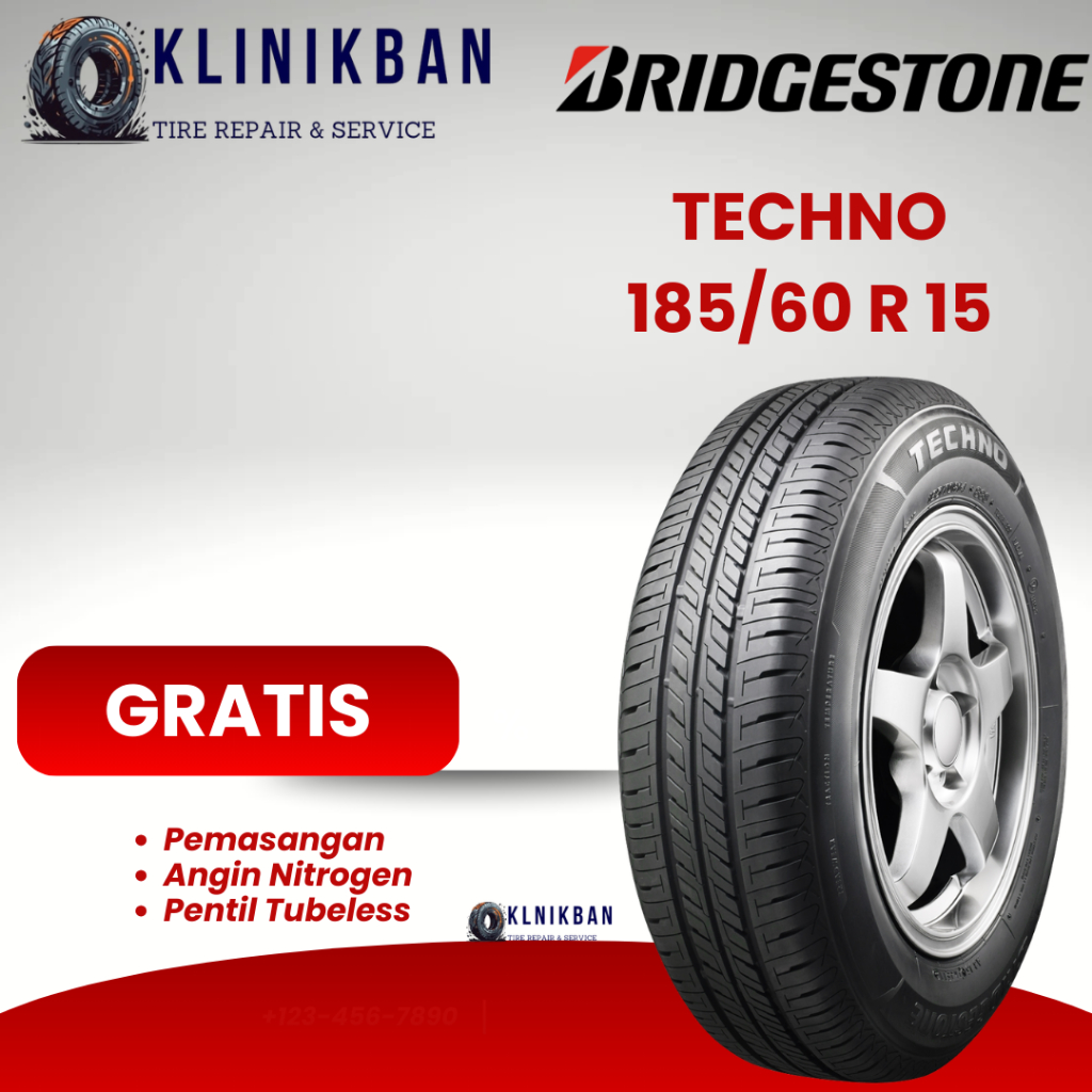 Ban Mobil 185/60 R15 Bridgestone Techno Yaris/Swift