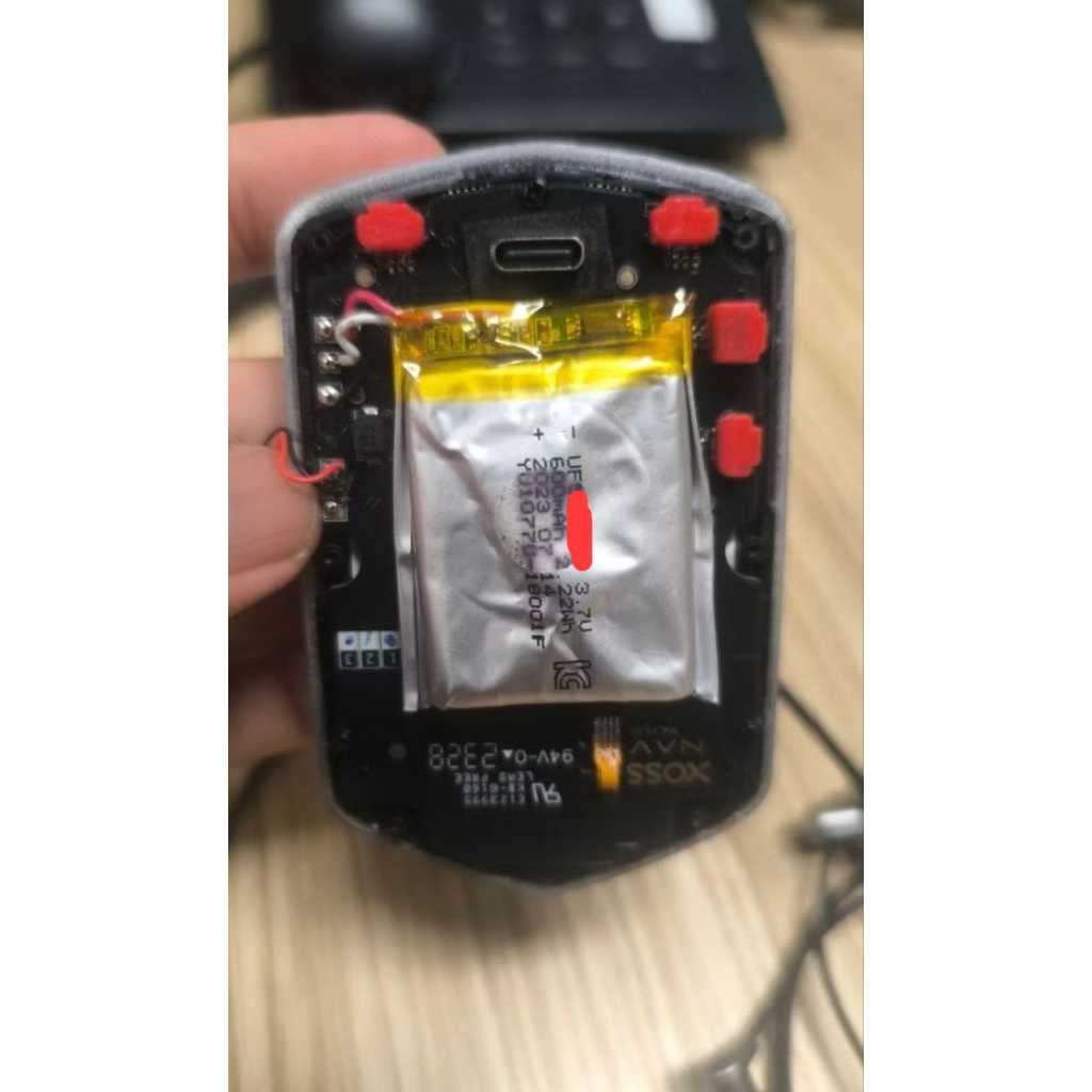 Baterai xoss nav + 3 kabel baterai pengganti