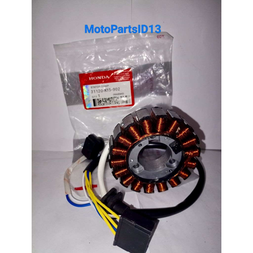 SPUL STATOR ASSY (K15) CB150R OLD , SPUL KOMPLIT