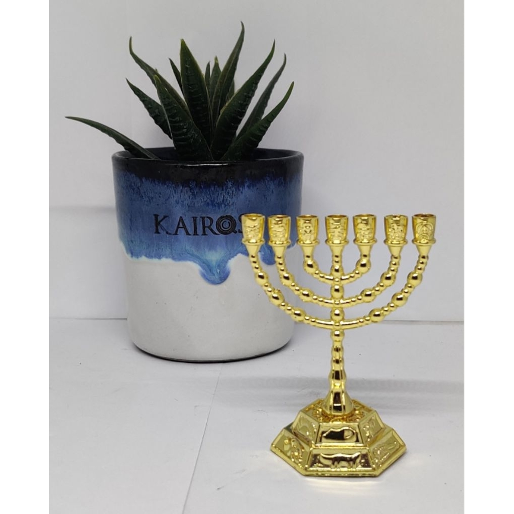 Menorah Kaki Dian 7 Cabang - Aksesoris