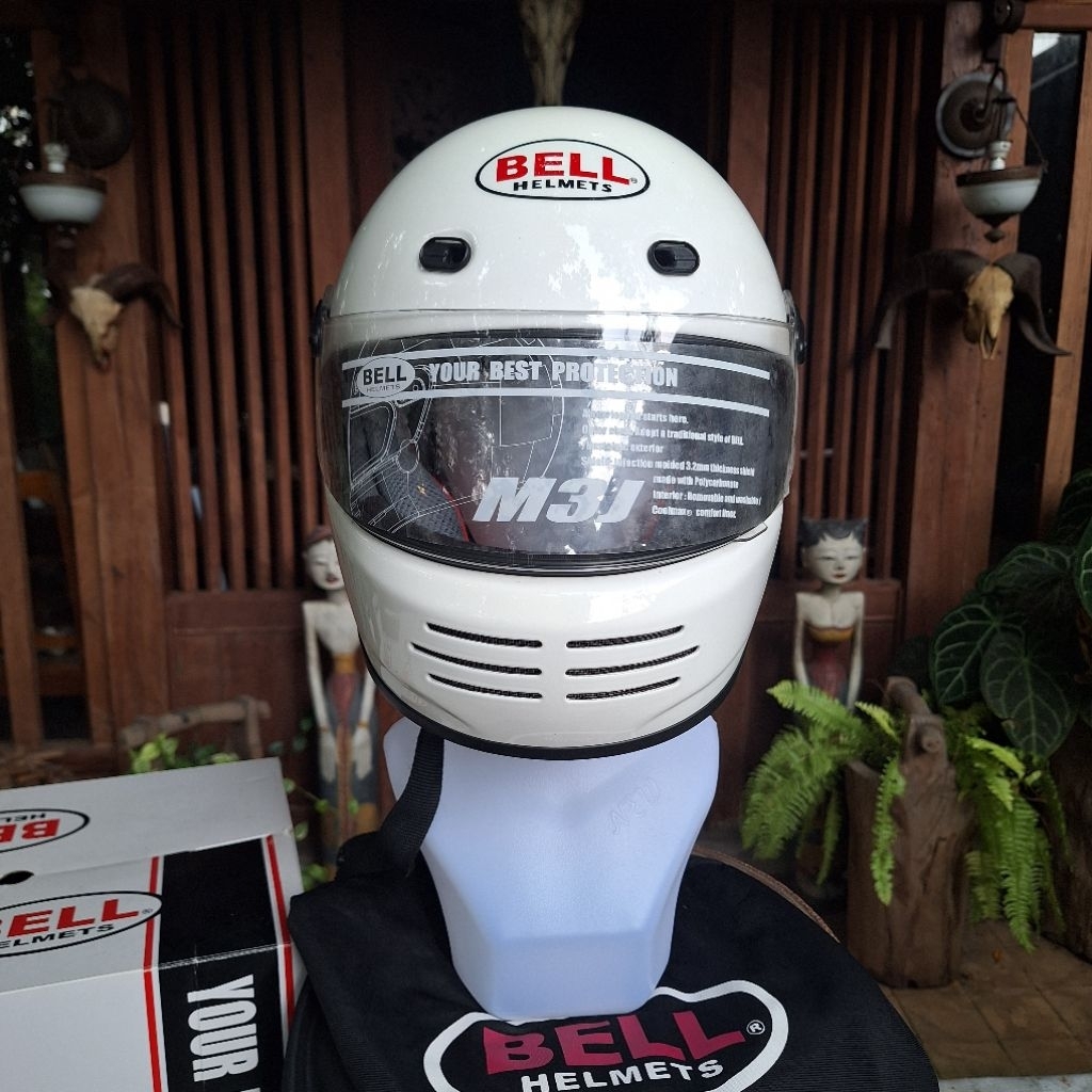 Bell M3J racing fullface helmet, glamster bullitt arai shoei simpson nolan astro rx7x