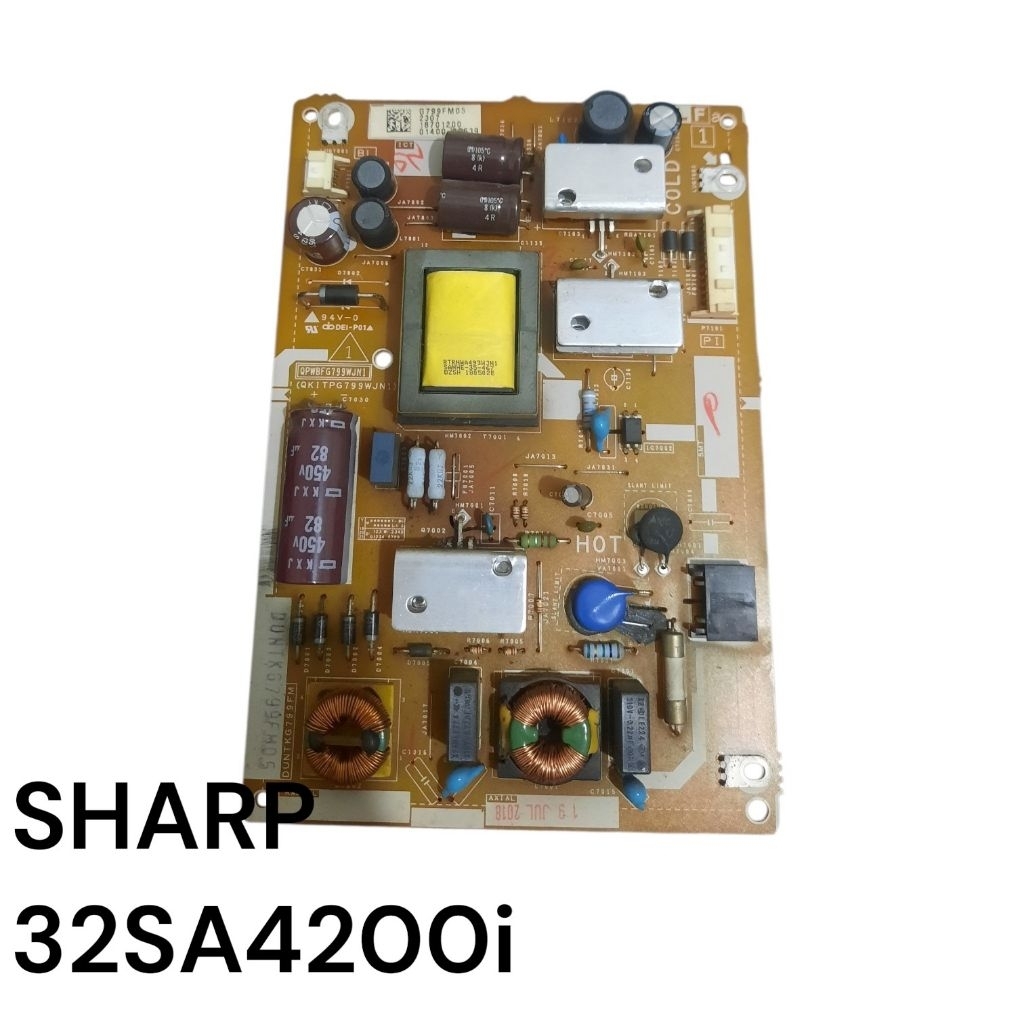 PSU TV LED SHARP 32SA4200i POWER SUPLAY MESIN TV LED sharp