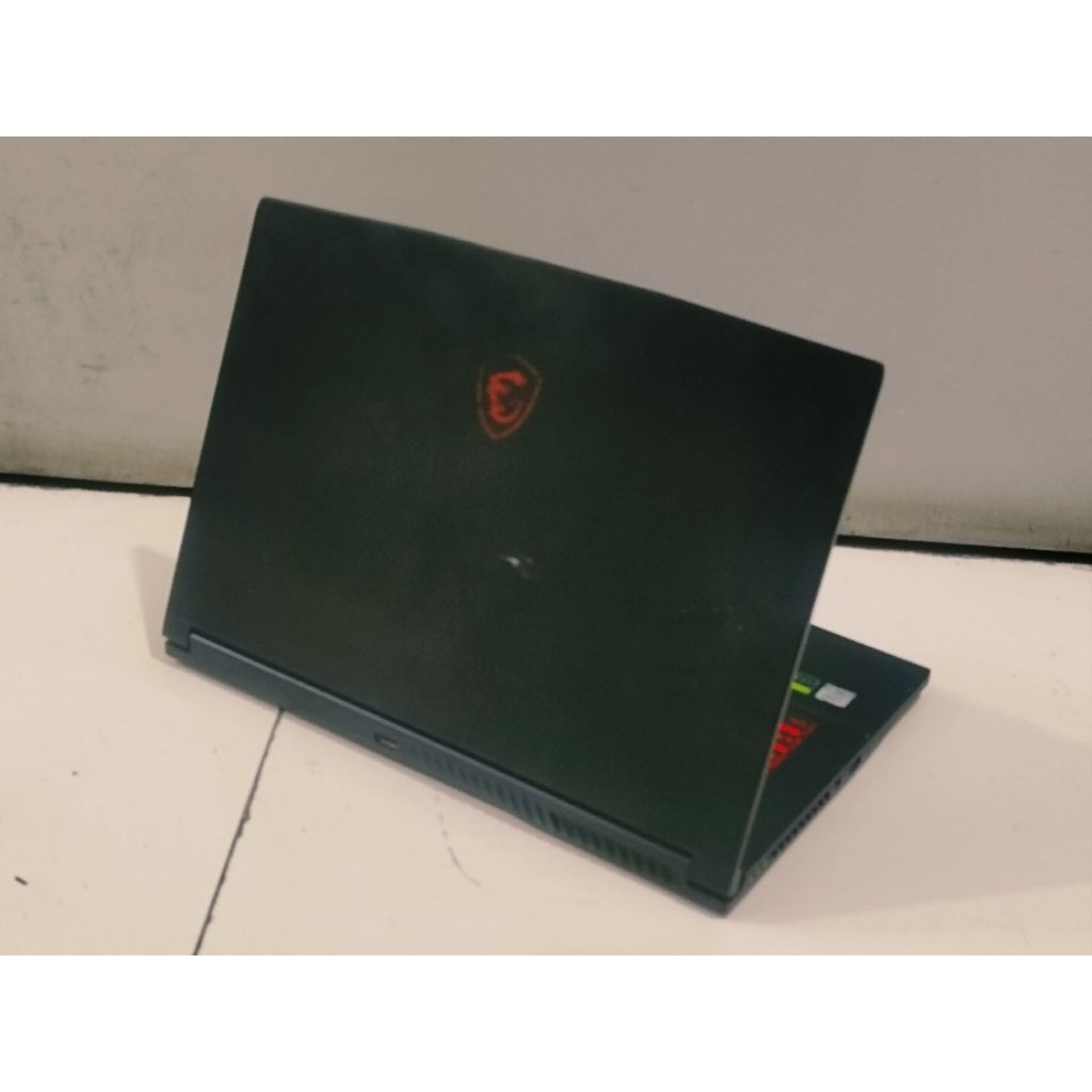 laptop gaming MSI THIN GF63 10UC Iintel core i7 gen 10 nvidia geforce rtx 3050 ram 8 gb ssd 512 gb